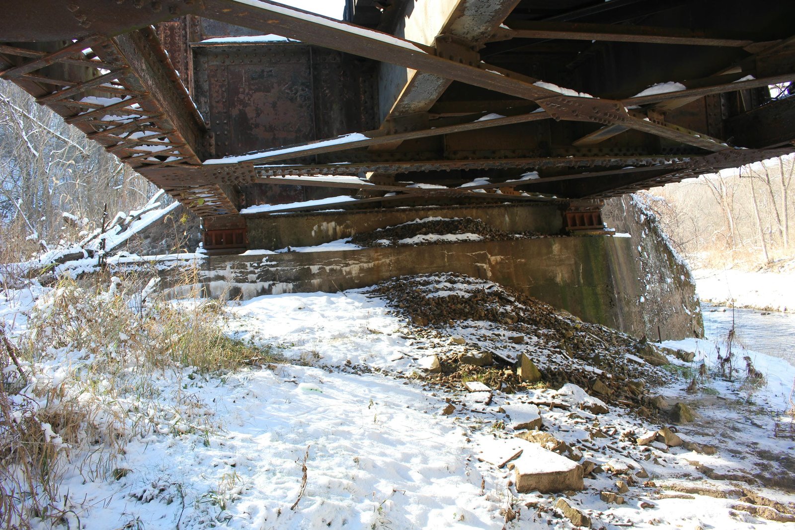 West abutment